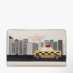 Kate Spade White and Black Cityscape Wallet